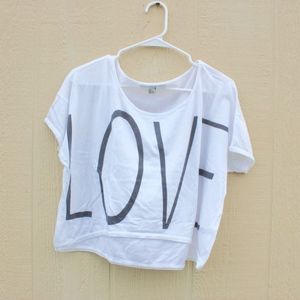 LOVE boxy shirt